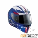 мотошлем agv compact st seattle matt blue/white/red s