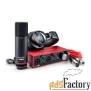 аудиоинтерфейсы для домашней студии focusrite scarlett 2i2 studio 3rd 