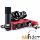 комплект оборудования для звукозаписи focusrite scarlett 2i2 studio 3r