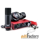 комплект для записи focusrite scarlett 2i2 studio 3rd gen