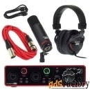 комплект focusrite scarlett 2i2 studio 3rd gen