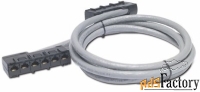 кабель apc ddcc5e-045 cat5e utp cmr gray, 6xrj-45 jack to 6xrj-45 jack