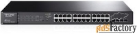 tp-link t1600g-28ps 24-port gigabit poe+ smart switch, 24 gigabit rj45