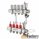 коллекторный блок valtec 1 дюйм, 12 x 3/4 дюйма, евроконус со встроенн