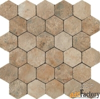 atlas concorde aix honeycomb tumbled beige керамогранит (31 x 30 см) (