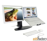 ergotron 33-331-085 двумониторныйлифт explore neo-flex™ c возможностью