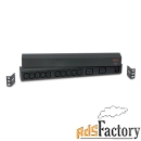 аксессуар apc rack pdu, basic, 1u, 16a, 208/230v, (10)c13  (2)c19 out;