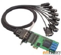 плата moxa cp-118el-a w/o cable 8-port rs-232/422/485, pci express, 92