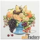 рельефный декор fruit bowl plaque khp5819tn, 30x30 см, original style