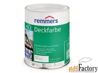 remmers краска remmers deckfarbe 100% акриловая шелковисто-матовая на 