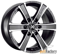 колесный диск oz racing sahara 8x17/6x139.7 d67.1 et35 matt graphite d