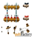 коллекторная группа tiemme 1quot; х 5 отводов с расходомерами