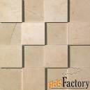 плитка atlas concorde marvel beige mosaico 3d aslf 30x30