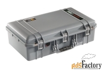 pelican 1555airnf,wl/nf,silver,peli защитный кейс peli air пустой