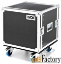 рэковый кейс thon rack 10u live 45 wheels