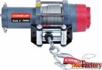 лебёдка электрическая 12v comeup cub 3 3000 lbs 1363 кг (стальной трос