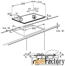 газовая варочная панель electrolux gme 363 lw