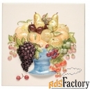 khp5819bn рельефный декор панно fruit bowl plaque, 30x30 см, original 