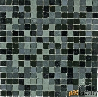 мозаика marazzi mineral black iron mosaico 30x30