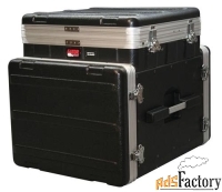 gator grc-10x8pu - кейс,пластик,черный,10u верх, 8u низ, компактный, о