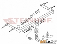 фаркоп steinhof для skoda yeti 2009- (1800/80) съемный