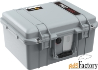 pelican 1507air,wl/wf,silver,peli защитный кейс peli air с поропластом