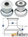 шкотовая лебедка, односкоростная, размер 8, хромированная