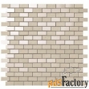 плитка atlas concorde kone beige mosaico brick auok 30,4x30,4