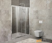 душевая дверь belbagno unique-bf-2-150/180-c-cr