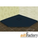 поддон для душа rgw stone tray st/t-0100 100х100 графит (16155100-02)