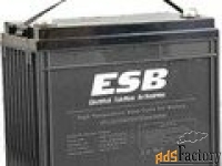 аккумулятор тяговый esb htl12-135 gel (12в 135 ач)