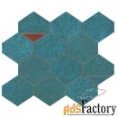 мозаика atlas concorde blaze verdigris mosaico nest 29,4x25,8, м²