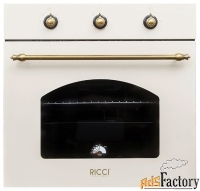 газовый духовой шкаф ricci rgo-620bg