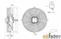 вентилятор осевой ebmpapst s8d500aj0901