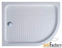 поддон для душа cezares tray r550 120х100 см акриловый l