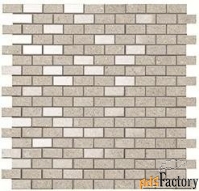 atlas concorde kone silver mosaico brick керамогранит (30,4 x 30,4 см)