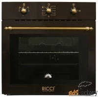 газовый духовой шкаф ricci rgo-620br