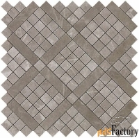 marvel grey fleury diagonal mosaic (9mvd) 30,5x30,5 керамическая плитк