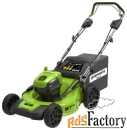 газонокосилка greenworks 2505607 60v 51cm gd60lm51sp digipro