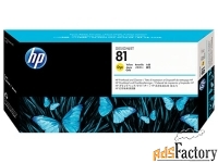 печатающая головка желтый hp inc. 81, c4953a