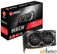 видеокарта msi radeon rx 5600 xt 1235mhz pci-e 4.0 6144mb 12000mhz 192