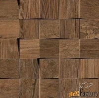 atlas concorde axi dark oak mosaico 3d керамогранит (35 x 35 см) (amv9