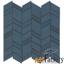 9mcu мозаика mek collection blue mosaico chevron 30x30