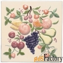 w.hp1072n керамическая плитка панно fruit plaque on off white 32x32см,