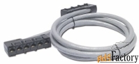 кабель apc ddcc5e-041 cat5e utp cmr gray, 6xrj-45 jack to 6xrj-45 jack