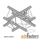 dura truss dt23-с41-l90 узел стыковочный 4-х лучевой, 90гр, (крестовин