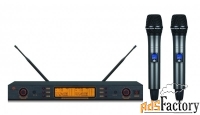 arthur forty u-9300c (uhf) вокальная радиосистема с 2 ручными микрофон