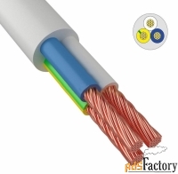 провод силовой пвс 3х6,0 мм², rexant, белый, гост {01-8051-4} (100 м.)