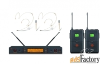 arthur forty u-9300b (uhf) радиосистема с двумя поясными передатчиками