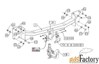 фаркоп bosal для volvo xc90 2015-